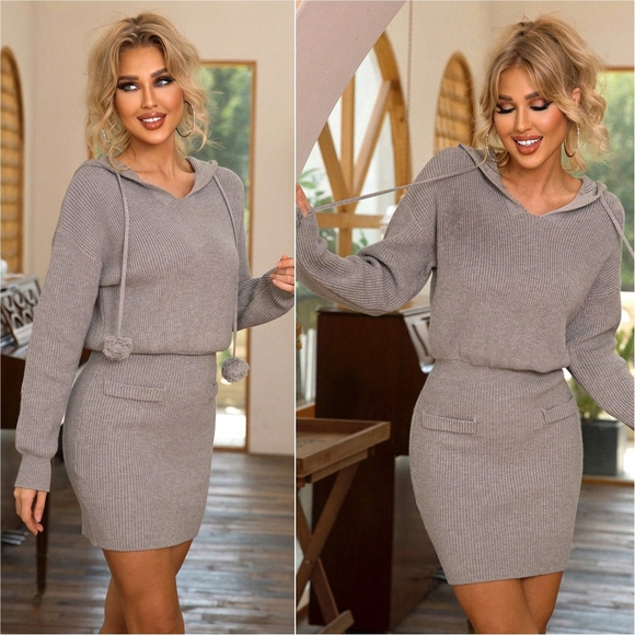 Marley Ribbed Sweater Dress - Picture 2 of 8